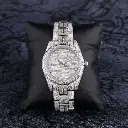 Baguette Cut Moissanite Watches Brilliant Cut VVS1 Moissanite