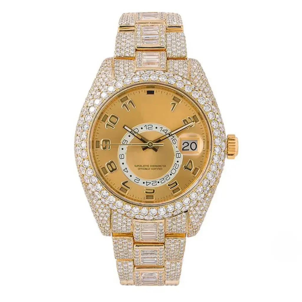 29 Ct Luxury Moissanite Watch with box