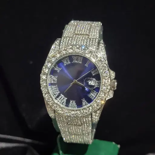 Elegant Bling Iced Out Hip Hop Watch