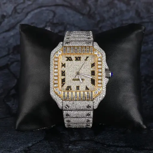 VVS1 Moissanite Luxury Watch with Box