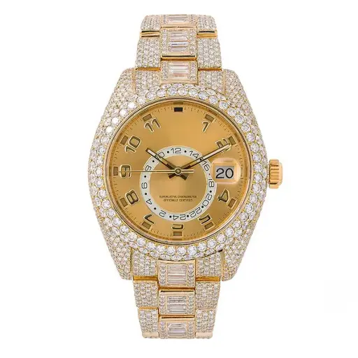 29 Ct Luxury Moissanite Watch with box