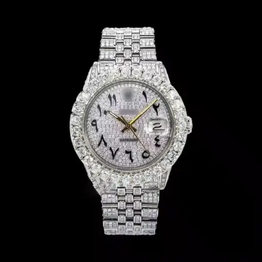 Luxury IcedOut Moissanite Diamond Watch For Unisex